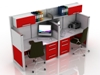 İkili Çalışma Modülü
Workstation Masaları
Bölme Panel Sistemleri
Personel Masaları